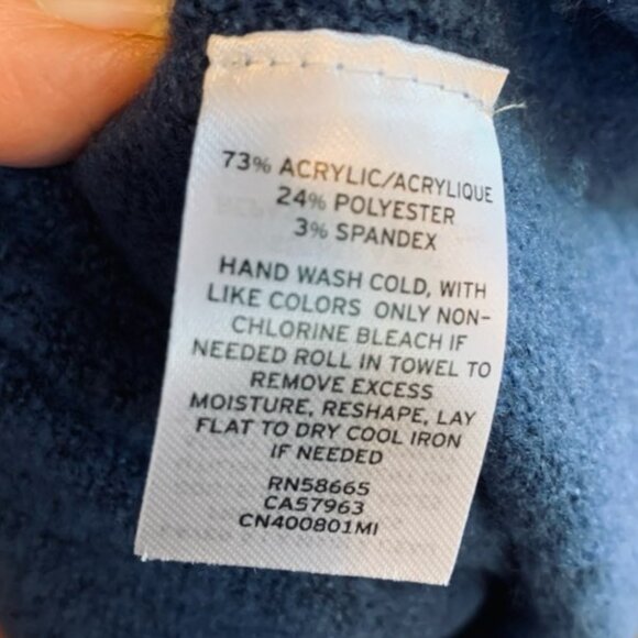 CASLON  BLue Crew Neck  Sweater - Picture 6 of 6
